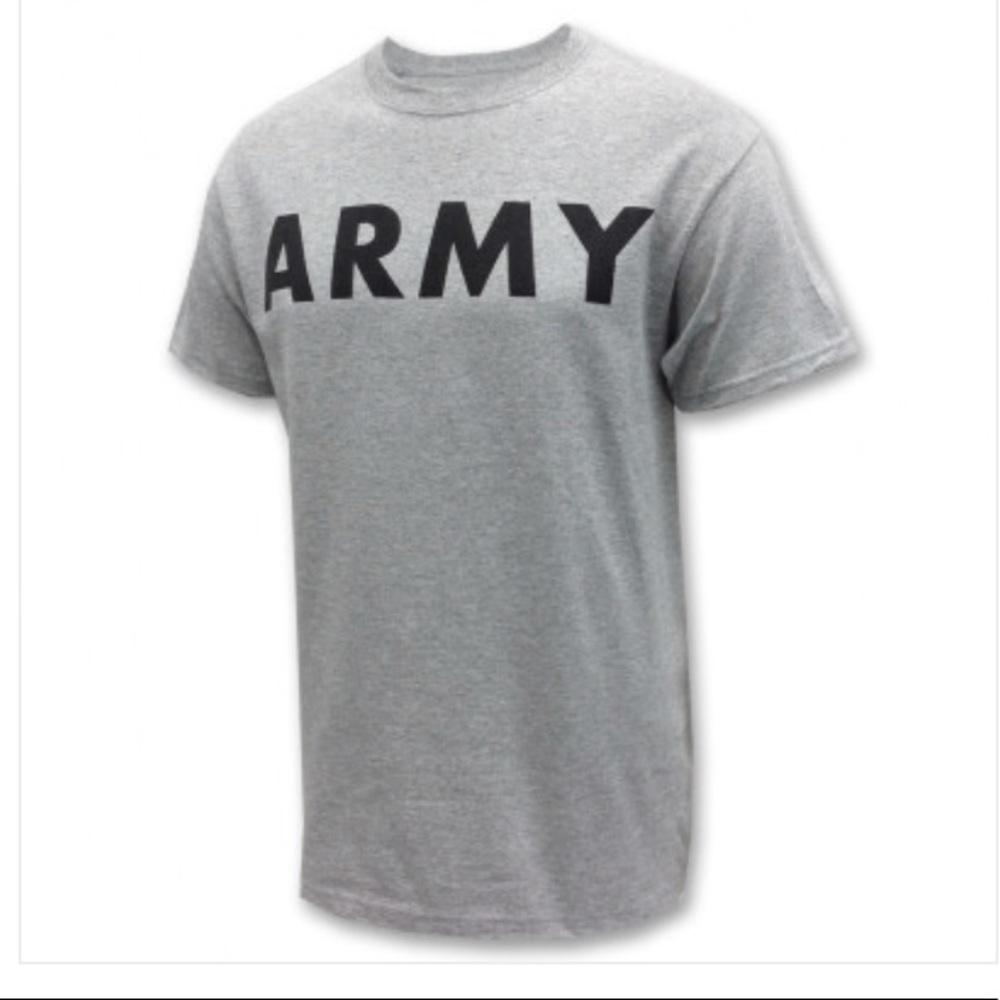 2 US Army PT shirts